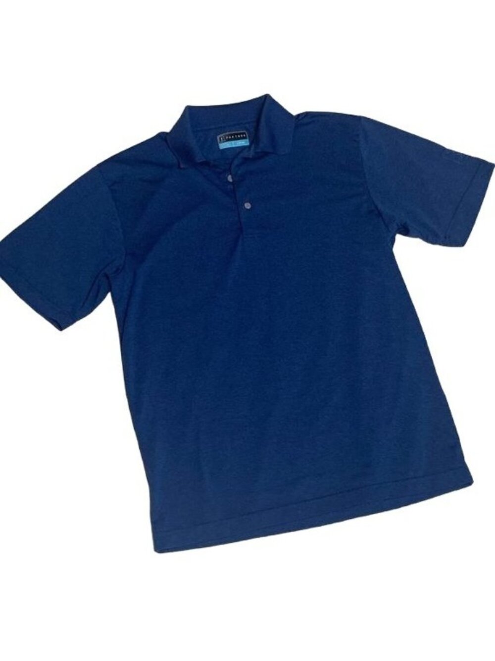 PGA Tour Mens Blue Polo Shirt Size L Short Sleeve Golf Wear